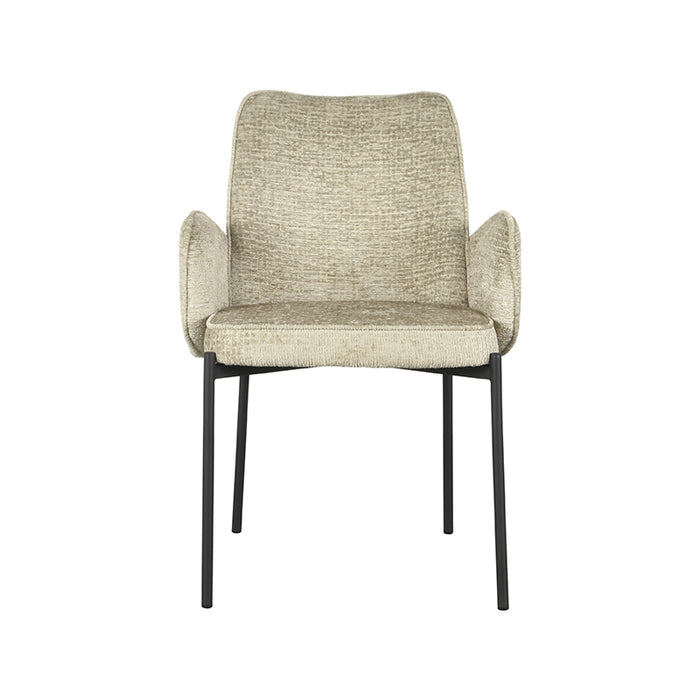 LABEL51 Eetkamerstoel Joni Beige Elegance 55x60x86 cm-Eetkamerstoelen-LABEL51