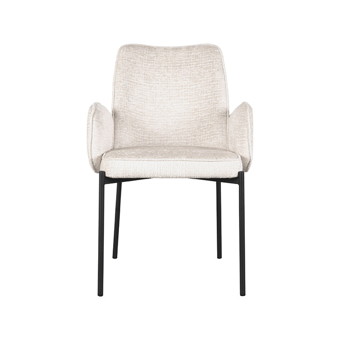 LABEL51 Eetkamerstoel Joni Crème Elegance 55x60x86 cm-Eetkamerstoelen-LABEL51