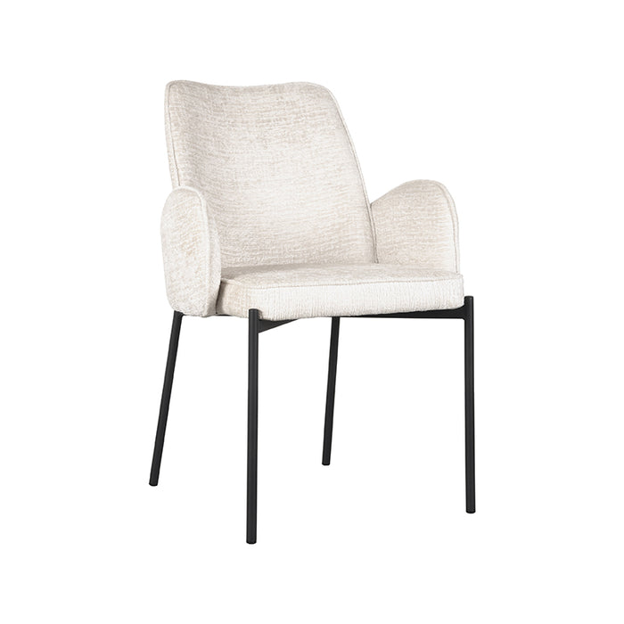 LABEL51 Eetkamerstoel Joni Crème Elegance 55x60x86 cm-Eetkamerstoelen-LABEL51