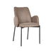 LABEL51 Eetkamerstoel Joni Taupe Micro Suede 55x60x86 cm-Eetkamerstoelen-LABEL51