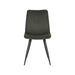 LABEL51 Eetkamerstoel Jort - Army green - Ribcord - Black Frame-Eetkamerstoelen-LABEL51