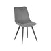 LABEL51 Eetkamerstoel Jort - Donkergrijs - Ribcord-Eetkamerstoelen-LABEL51