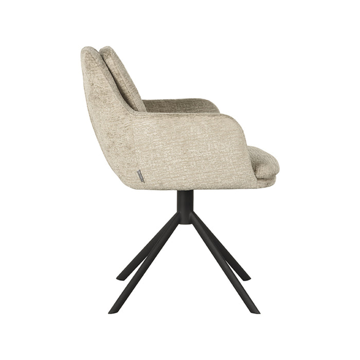 LABEL51 Eetkamerstoel Joy - Beige - Elegance - Draaibaar-Eetkamerstoelen-LABEL51