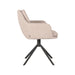 LABEL51 Eetkamerstoel Joy Naturel Boucle Draaibaar 58x63x83 cm-Eetkamerstoelen-LABEL51