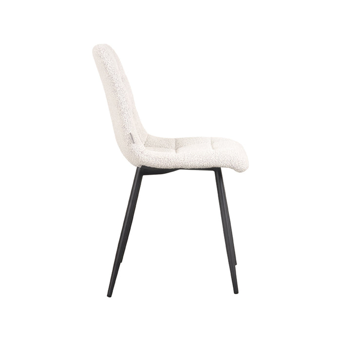 LABEL51 Eetkamerstoel Juul - Champagne - Boucle-Eetkamerstoelen-LABEL51