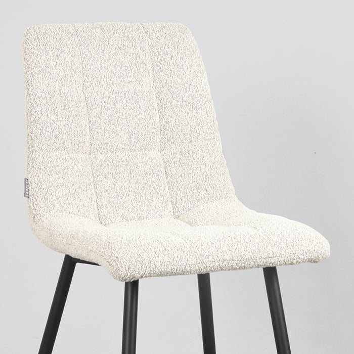 LABEL51 Eetkamerstoel Juul - Champagne - Boucle-Eetkamerstoelen-LABEL51