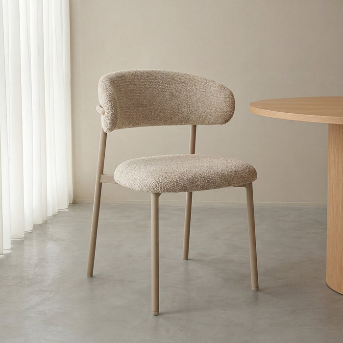 LABEL51 Kaito Dining Chair Beige Taupe 57x55x80 cm