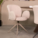 LABEL51 Eetkamerstoel Kimball Naturel Boucle Taupe Metalen Frame-Eetkamerstoelen-LABEL51