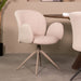 LABEL51 Eetkamerstoel Kimball Naturel Boucle Taupe Metalen Frame-Eetkamerstoelen-LABEL51