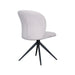 LABEL51 Eetkamerstoel Kimo Naturel Boucle Draaibaar 49x62x85 cm-Eetkamerstoelen-LABEL51