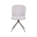 LABEL51 Eetkamerstoel Kimo Naturel Boucle Taupe Metalen Frame 49x62x85 cm-Eetkamerstoelen-LABEL51