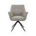 LABEL51 Eetkamerstoel Kimora Mushroom Bouclé Zwart 65x66x86 cm-Eetkamerstoelen-LABEL51