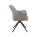 LABEL51 Eetkamerstoel Kimora Mushroom Bouclé Zwart 65x66x86 cm-Eetkamerstoelen-LABEL51
