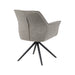 LABEL51 Eetkamerstoel Kimora Mushroom Bouclé Zwart 65x66x86 cm-Eetkamerstoelen-LABEL51