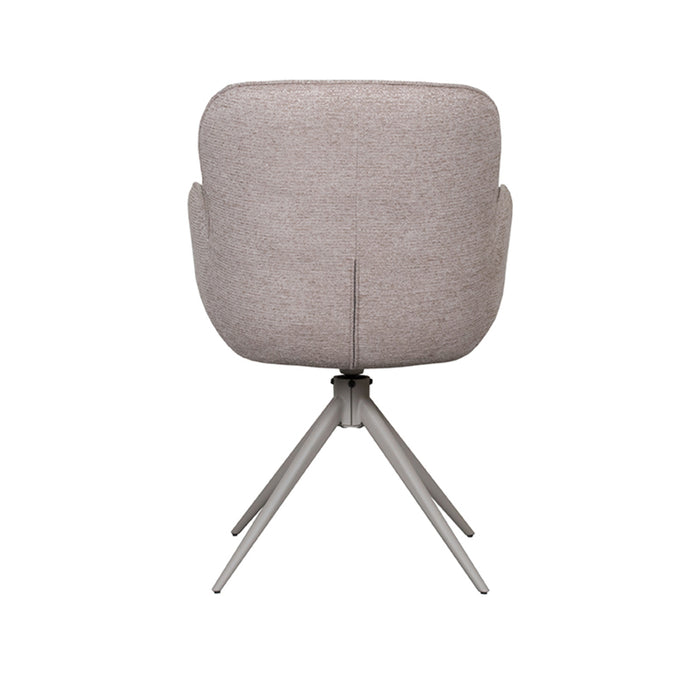 LABEL51 Eetkamerstoel Lasse Bruin Taupe 60x65x90 cm-Eetkamerstoelen-LABEL51