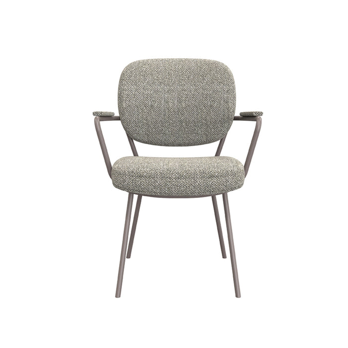 LABEL51 Eetkamerstoel Lausanne Mushroom Royal Boucle Brons 61x64x89 cm-Eetkamerstoelen-LABEL51