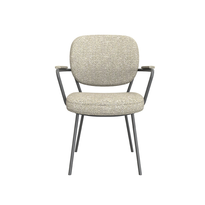 LABEL51 Eetkamerstoel Lausanne - Naturel - Royal Boucle-Eetkamerstoelen-LABEL51