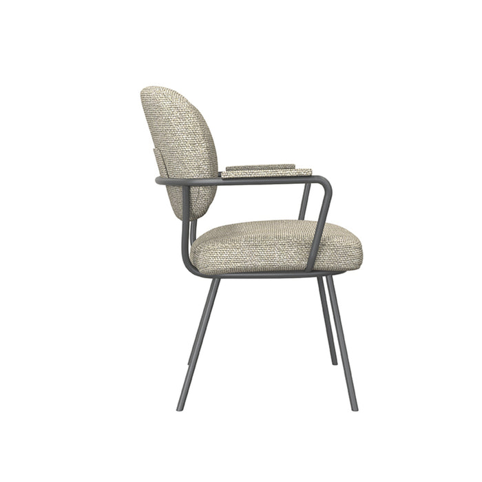 LABEL51 Eetkamerstoel Lausanne - Naturel - Royal Boucle-Eetkamerstoelen-LABEL51