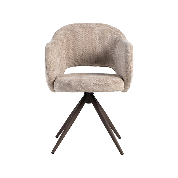LABEL51 Eetkamerstoel Lela - Clay - Elite - Brons Metalen Frame-Eetkamerstoelen-LABEL51