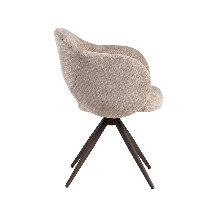 LABEL51 Eetkamerstoel Lela - Clay - Elite - Brons Metalen Frame-Eetkamerstoelen-LABEL51