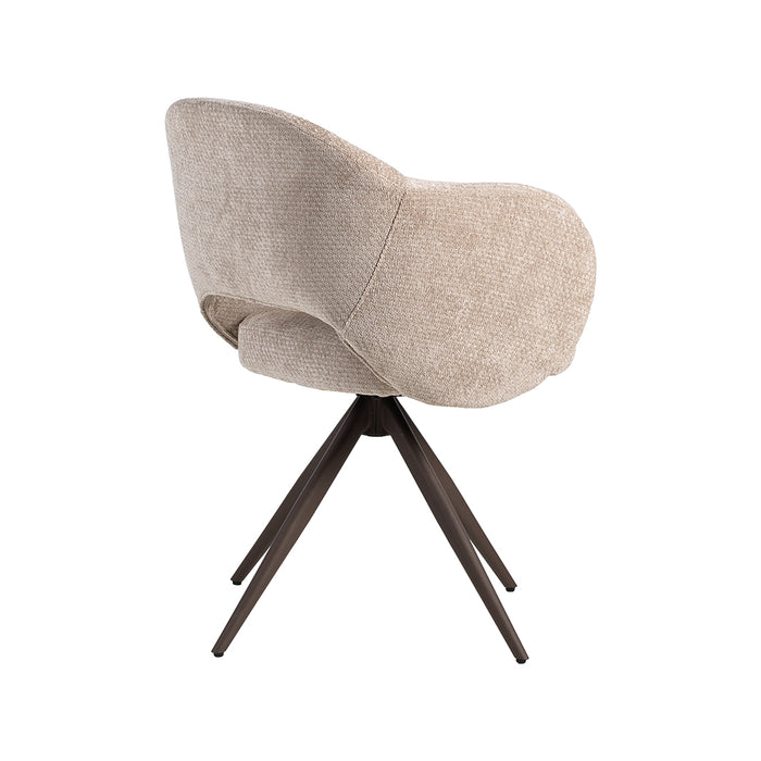 LABEL51 Eetkamerstoel Lela - Clay - Elite - Brons Metalen Frame-Eetkamerstoelen-LABEL51