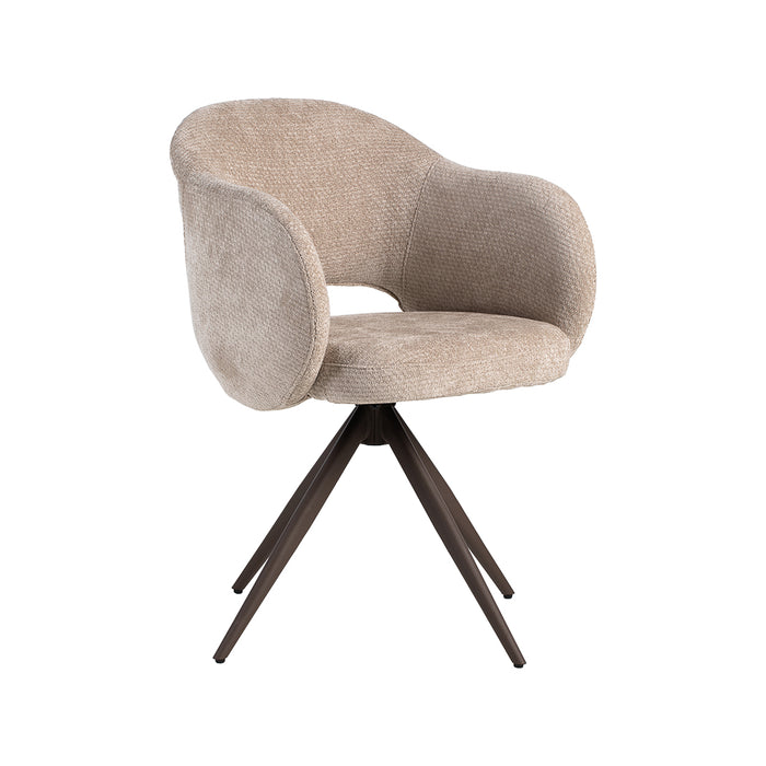 LABEL51 Eetkamerstoel Lela - Clay - Elite - Brons Metalen Frame-Eetkamerstoelen-LABEL51