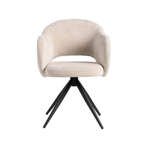 LABEL51 Eetkamerstoel Lela - Naturel - Elite - Draaibaar-Eetkamerstoelen-LABEL51