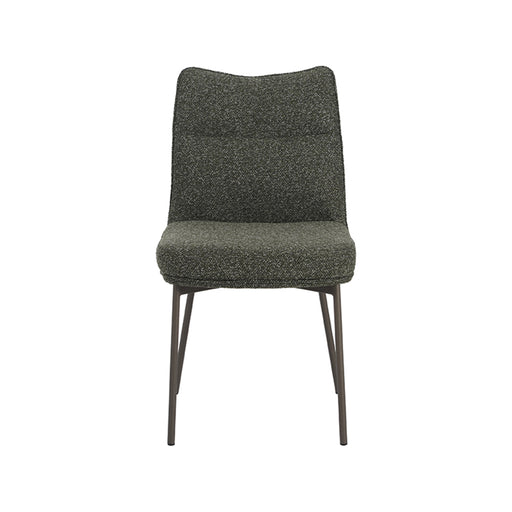 LABEL51 Eetkamerstoel Lennon - Forest - Boucle - Black Frame-Eetkamerstoelen-LABEL51