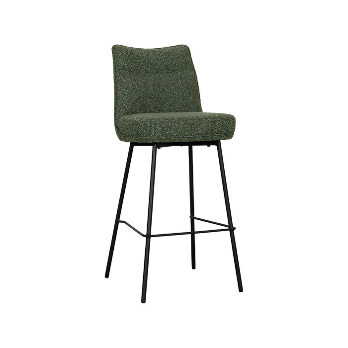 LABEL51 Eetkamerstoel Lennon Forest Royal boucle hoog 46x55x107 cm