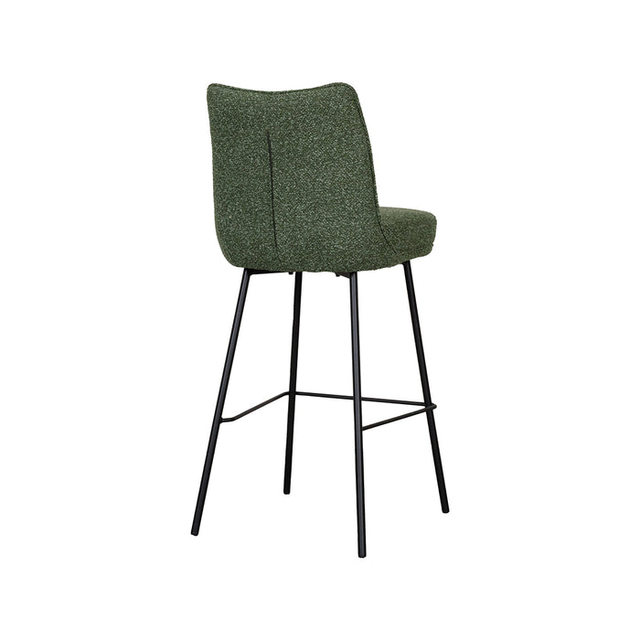LABEL51 Eetkamerstoel Lennon Forest Royal boucle hoog 46x55x107 cm