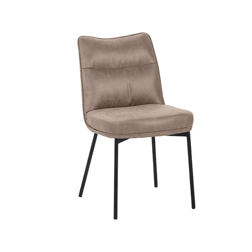 LABEL51 Eetkamerstoel Lennon - Taupe - Micro Suede-Eetkamerstoelen-LABEL51