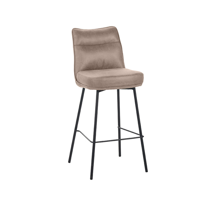 LABEL51 Eetkamerstoel Lennon - Taupe - Micro Suede - Hoog-Eetkamerstoelen-LABEL51