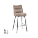 LABEL51 Eetkamerstoel Lennon - Taupe - Micro Suede - Hoog-Eetkamerstoelen-LABEL51