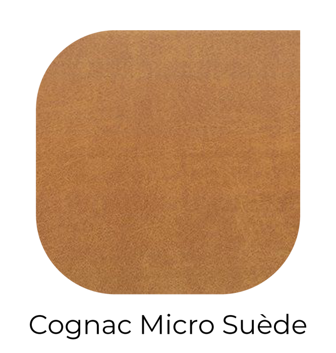 LABEL51 Eetkamerstoel Lenny Cognac Micro Suede 56x64x84 cm-Eetkamerstoelen-LABEL51
