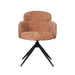 LABEL51 Eetkamerstoel Levi - Cognac - Elite - Zwart Metalen Frame-Eetkamerstoelen-LABEL51