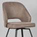LABEL51 Eetkamerstoel Lewis Taupe Draaibaar 52x58x84 cm-Eetkamerstoelen-LABEL51