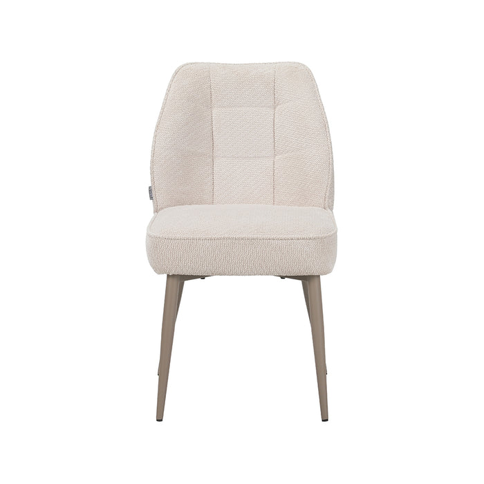 LABEL51 Eetkamerstoel Liam Naturel Zwart 48x62x83 cm-Eetkamerstoelen-LABEL51