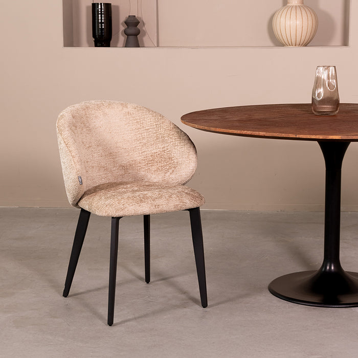 LABEL51 Eetkamerstoel Logan Beige Elegance 57x62x84 cm-Eetkamerstoelen-LABEL51