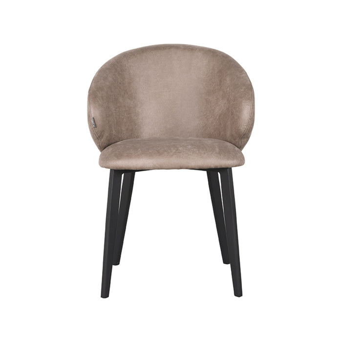 LABEL51 Eetkamerstoel Logan Taupe Micro Suede 57x62x84 cm-Eetkamerstoelen-LABEL51