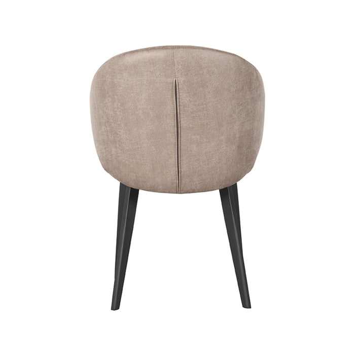 LABEL51 Eetkamerstoel Logan Taupe Micro Suede 57x62x84 cm-Eetkamerstoelen-LABEL51