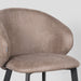 LABEL51 Eetkamerstoel Logan Taupe Micro Suede 57x62x84 cm-Eetkamerstoelen-LABEL51