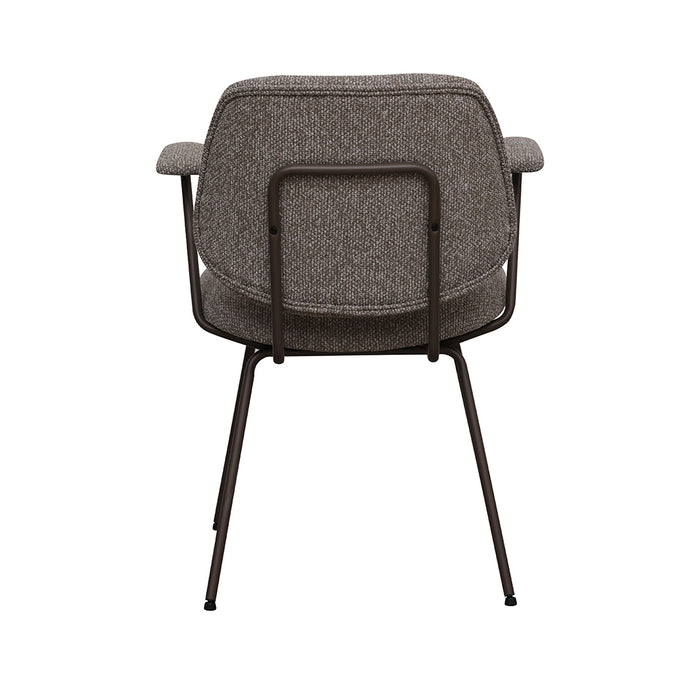 Esszimmerstuhl Loreto - Mushroom - Royal Boucle - Bronze...