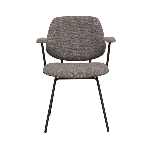 LABEL51 Eetkamerstoel Loreto - Mushroom - Royal Boucle - Brons-Eetkamerstoelen-LABEL51