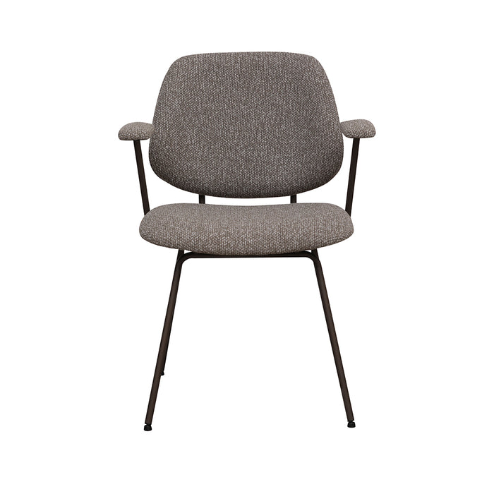 LABEL51 Eetkamerstoel Loreto - Mushroom - Royal Boucle - Brons-Eetkamerstoelen-LABEL51