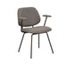 LABEL51 Eetkamerstoel Loreto - Mushroom - Royal Boucle - Brons...-Eetkamerstoelen-LABEL51