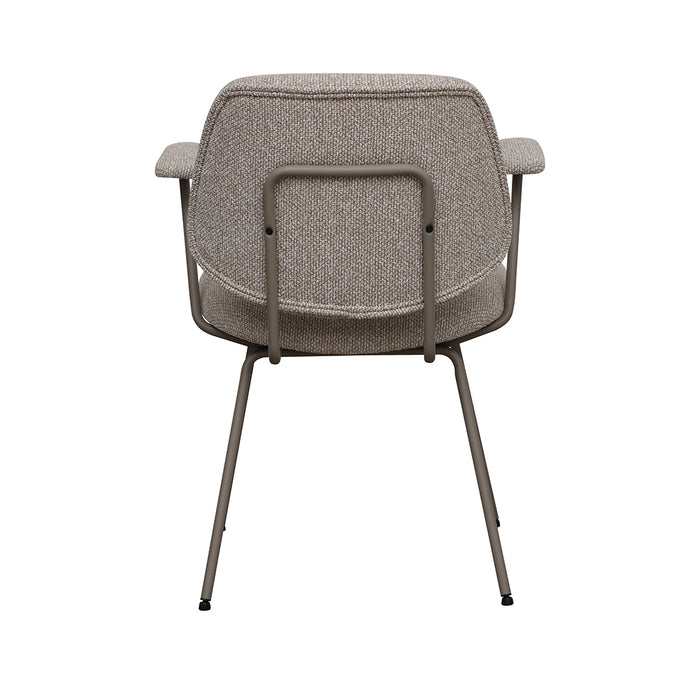 Esszimmerstuhl Loreto - Natur - Royal Boucle - Taupe Metall...