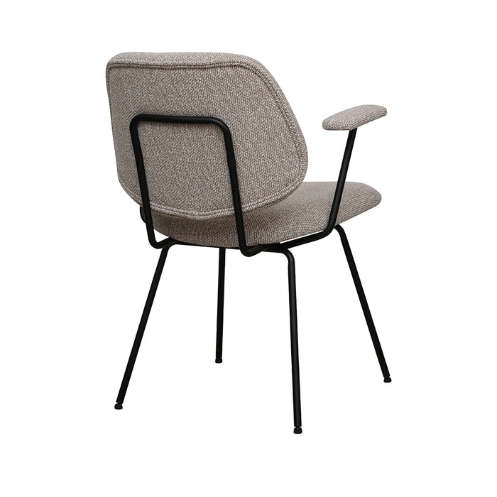 Eetkamerstoel Loreto - Naturel - Royal Boucle-Eetkamerstoelen-LABEL51