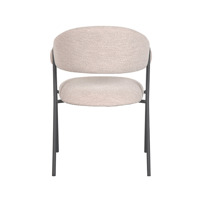 LABEL51 Eetkamerstoel Lowen Bouclé Naturel-Eetkamerstoelen-LABEL51