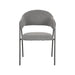 LABEL51 Eetkamerstoel Lowen Grijs Boucle 58x60x84 cm-Eetkamerstoelen-LABEL51
