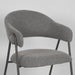 LABEL51 Eetkamerstoel Lowen Grijs Boucle 58x60x84 cm-Eetkamerstoelen-LABEL51